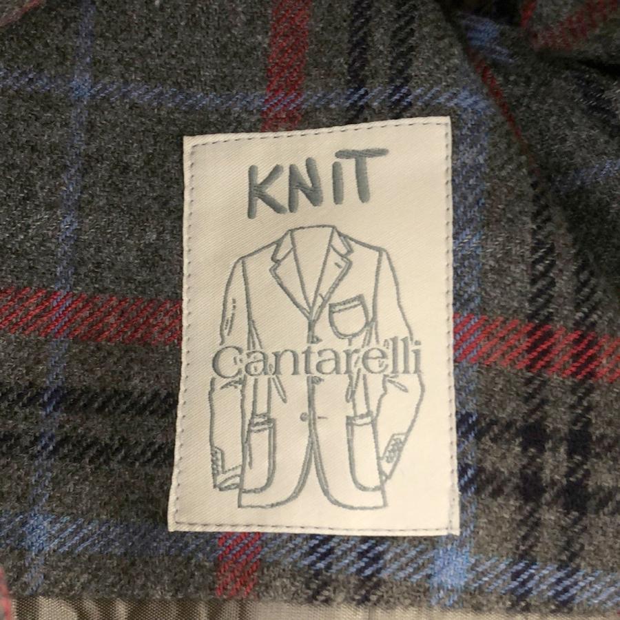 Cantarelli（カンタレリ） KNIT JACKET タータンチェック テーラード