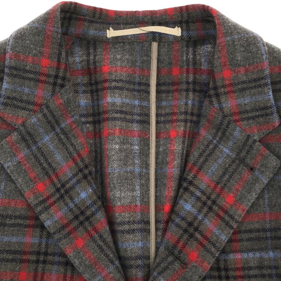 Cantarelli（カンタレリ） KNIT JACKET タータンチェック テーラード