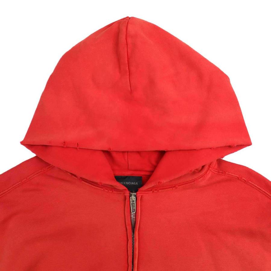 バレンシアガ BALENCIAGA 744451 TOVB1 パーカー BALENCIAGA（バレンシアガ） 23SS Tape Type Ripped Pocket Hoodie