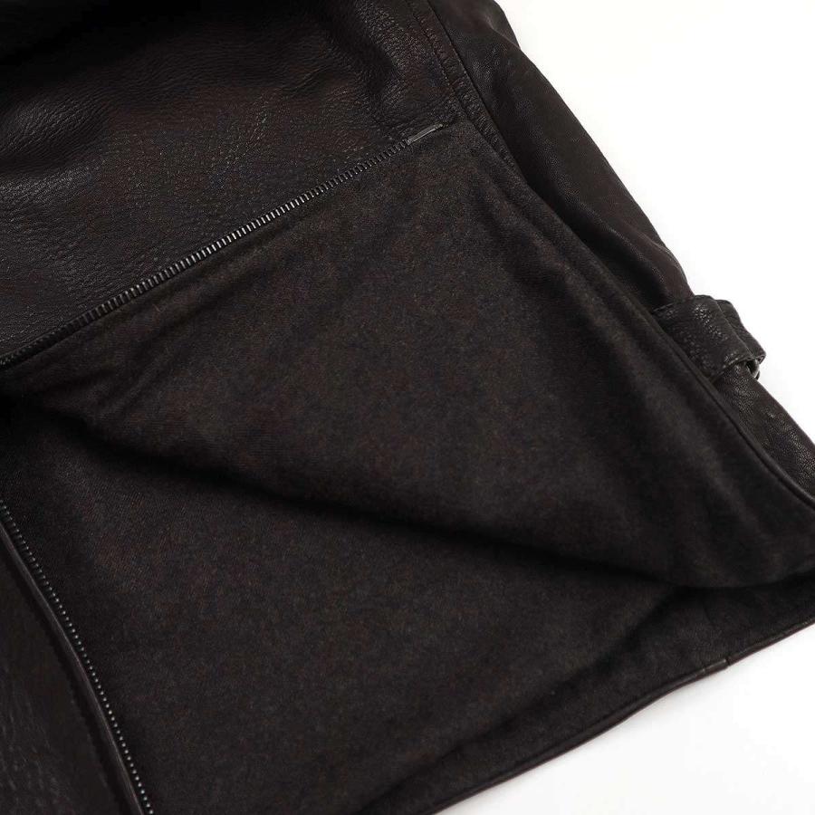 COMOLI コモリ 22AW ラムレザージップショートジャケット W03