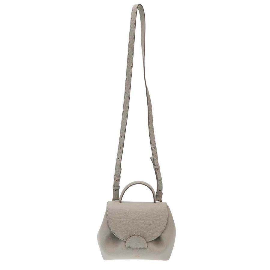POLENE（ポレーヌ） Numero Un Nano レザーショルダーバッグ チョーク
