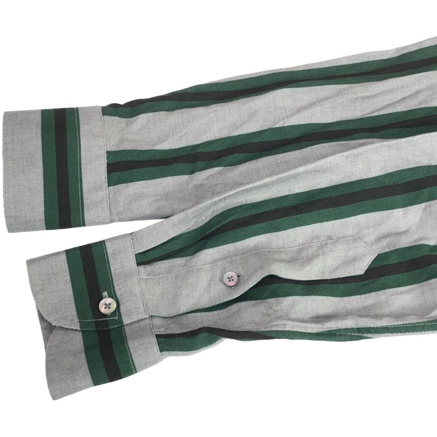 Bagutta バグッタ JOHNNY ストライプシャツ 10693 グレー 40 