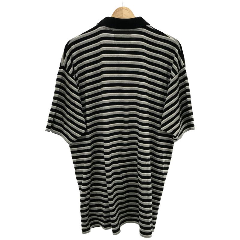 WTAPS（ダブルタップス） 20SS VASQUE ボーダーポロシャツ グレー 1 