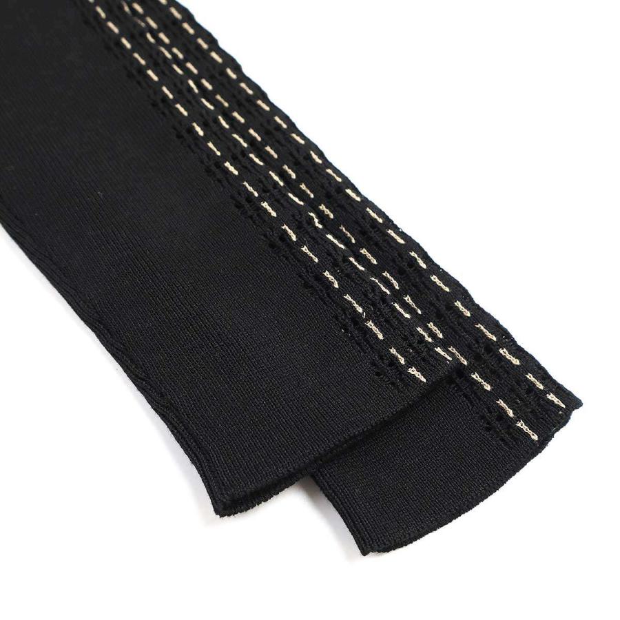 CHANEL シャネル 16AW ステッチデザインニットカーディガン P55809 K07321 MC658 ブラック 36 CHANEL（シャネル） 16AW ステッチデザインニットカーディガン P55809