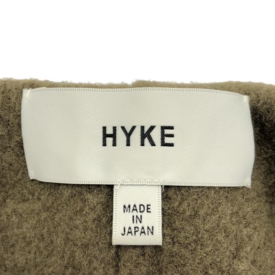 HYKE ハイク 19AW DOUBLE FACE CAPE ウールダブルフェイスケープ
