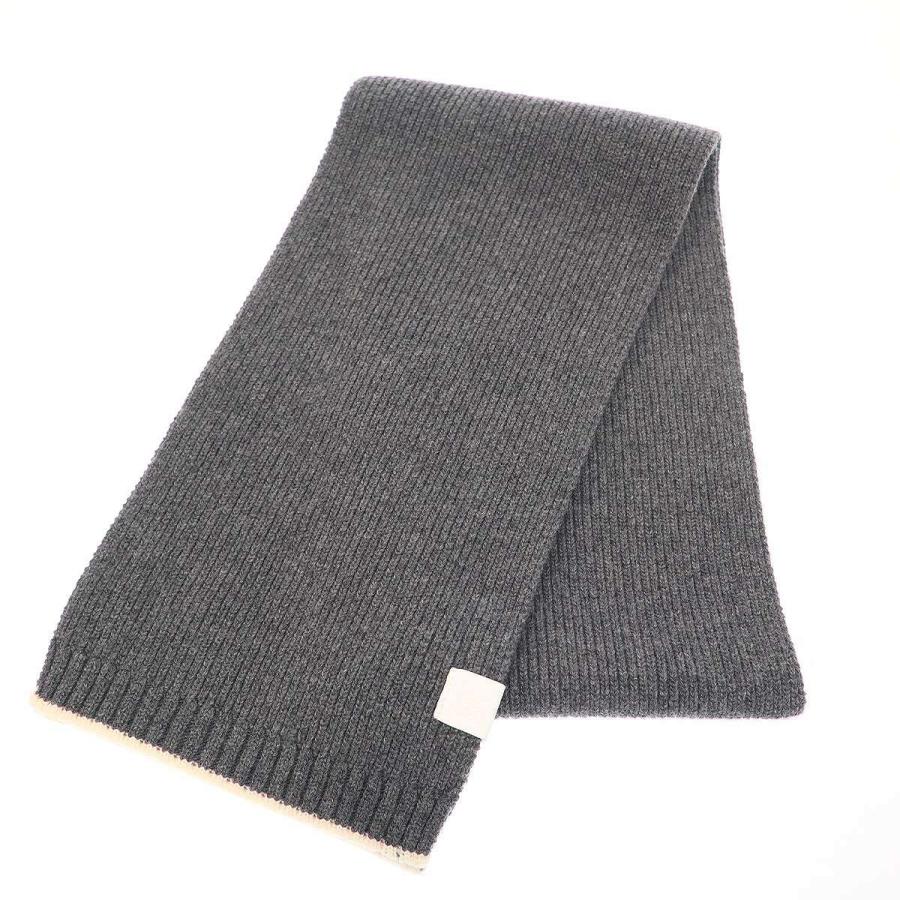 LOEWE（ロエベ） リブニットマフラー グレー IT6S3Q5J4DJQ : MODESCAPE