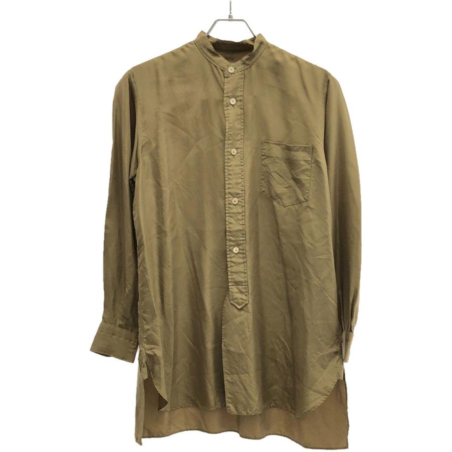 COMOLI コモリ 17SS シルクバンドカラーシャツ K01-02007 COMOLI コモリ 17SS シルクバンドカラーシャツ K01-02007