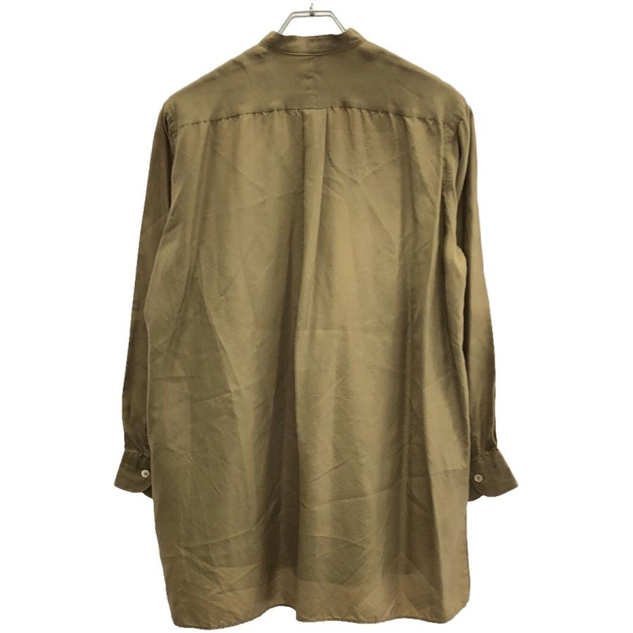 COMOLI コモリ 17SS シルクバンドカラーシャツ K01-02007 COMOLI コモリ 17SS シルクバンドカラーシャツ K01-02007