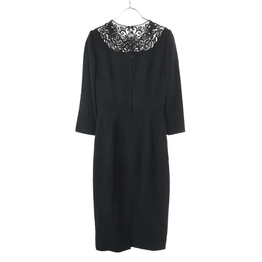 DOLCE&GABBANA（ドルチェ & ガッバーナ） 17SS レース切替レーヨン