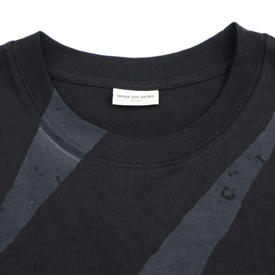 dries van noten23AWメッシュTシャツ長袖　黒 dries van noten23AWメッシュTシャツ長袖 黒 dries van noten23AW