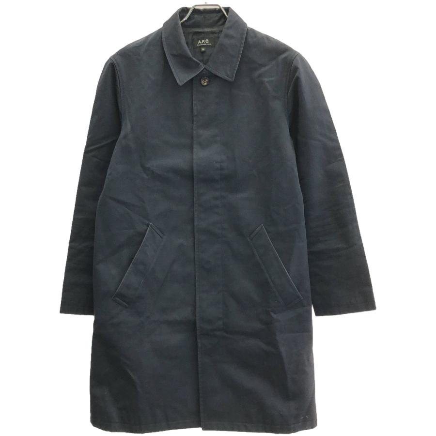 A.P.C.（アーペーセー） A.P.C コットンステンカラーコート ネイビー