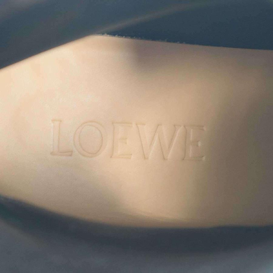 LOEWE（ロエベ） 21AW クロコエンボス ウェッジ ローファーブーツ