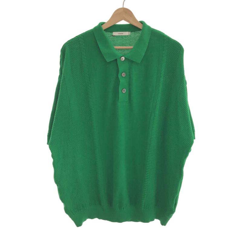 YASHIKI ヤシキ 23SS Tsubomi Knit Polo ツボミニットポロシャツ