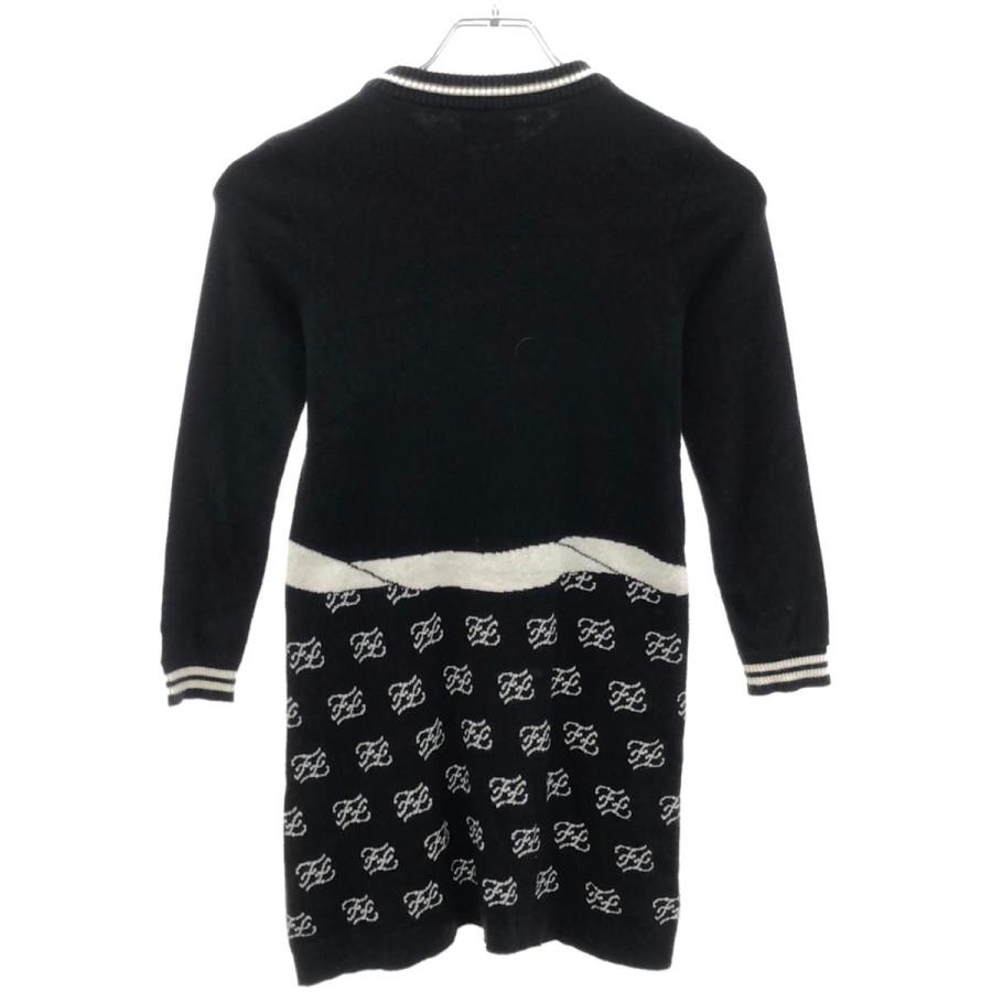 FENDI KIDS フェンディ キッズ カシミヤ混 ワンピース ブラック 6 