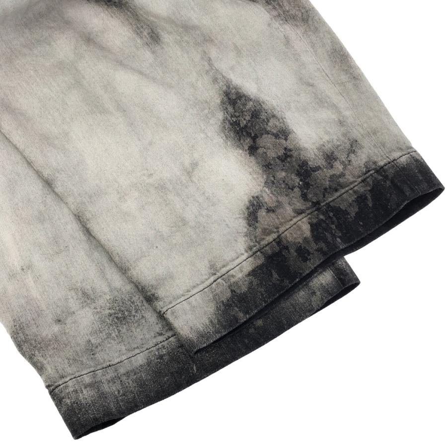 ワイズ Y's 8oz ブリーチ ハイウエスト デニムパンツ 2 Y's ワイズ 24SS 8oz DENIM BLEACHED HIGH WAIST PLEATED PANTS