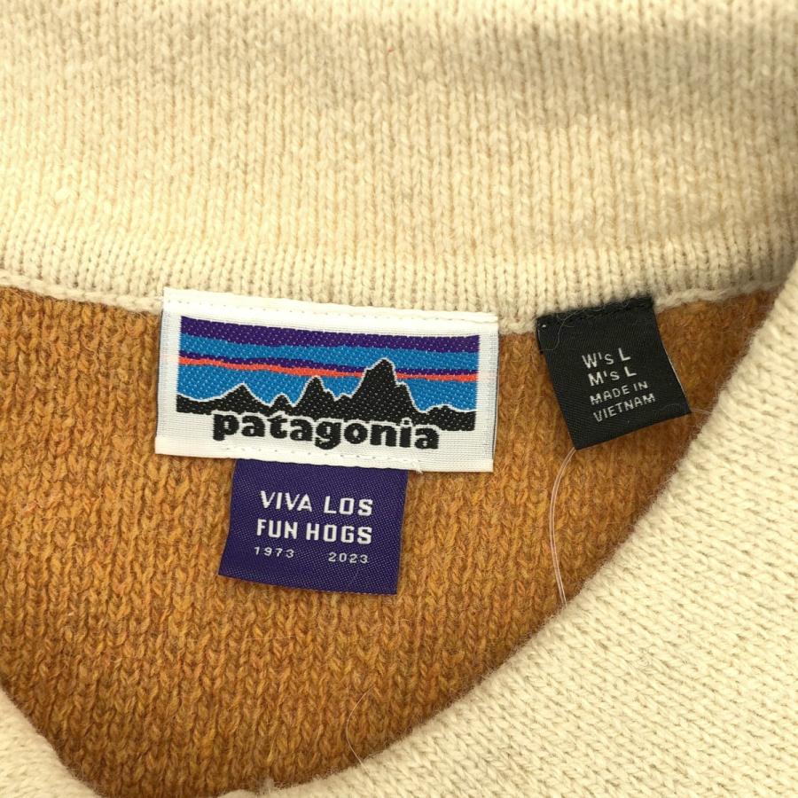 Patagonia パタゴニア 23AW Wool Blend Rugby Sweater ウールニットセーター STY50900FA23 ブラウン L IT6YO3WRPQLU_2