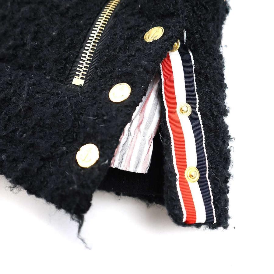 THOM BROWNE - THOM BROWNE トム ブラウン Downfill Ski Jacket ラインダウンジャケット FBC377X-02648001 ブラック 40 THOM BROWNE トム ブラウン Downfill Ski Jacket ラインダウン