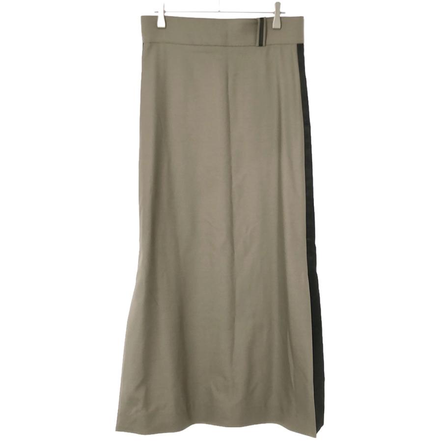 THE RERACS ザ リラクス 19SS サテンライン ロングスカート 19SS-RESK 