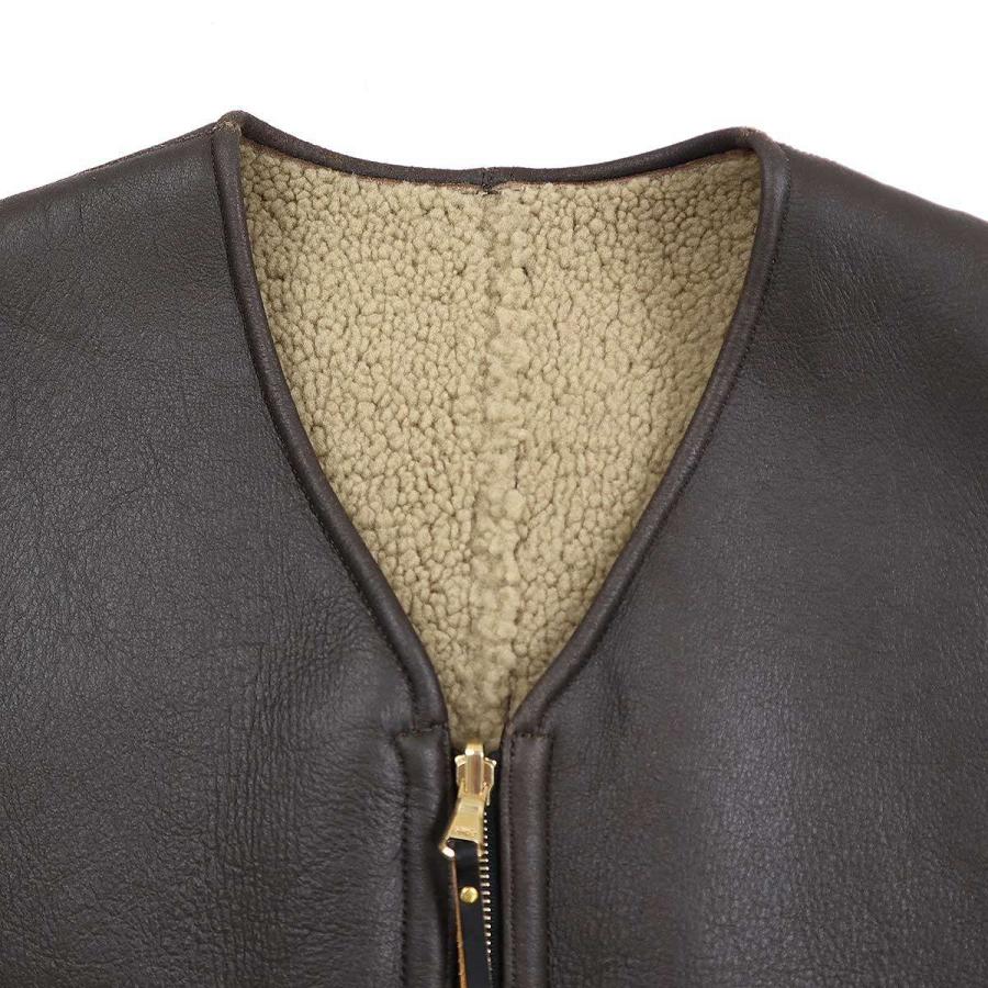 ensou. シープスキン ムートンベスト サイズM atelier103 ensou エンソウ 17AW The sheepman Vest シープスキンムートン