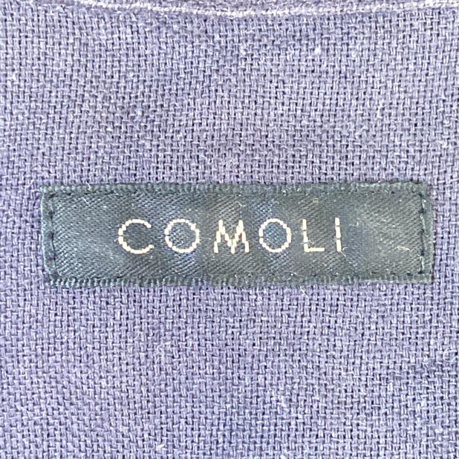 COMOLI（コモリ） 空紡オックス CPOシャツ V01-02016 ネイビー 1