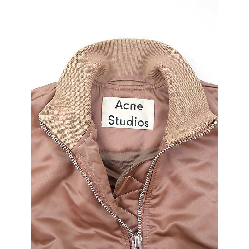 Acne Studios アクネストゥディオズ ADELA BOMBER ボンバージャケット ピンク 32 IT74DSJFI6Q0｜modescape｜03