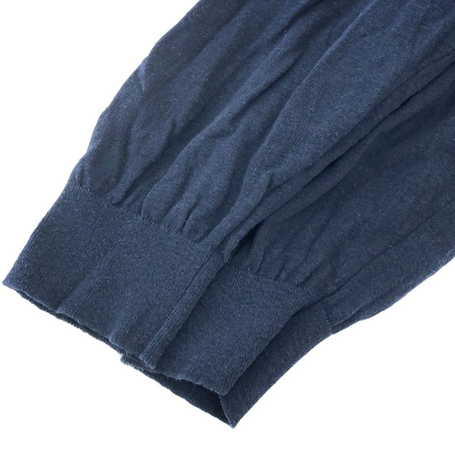 23SS 短丈 ATON コットン カーディガン cardigan ネイビー ATON Fresca Knit Oversized Cardigan | 大阪心斎橋のメンズ洋服の