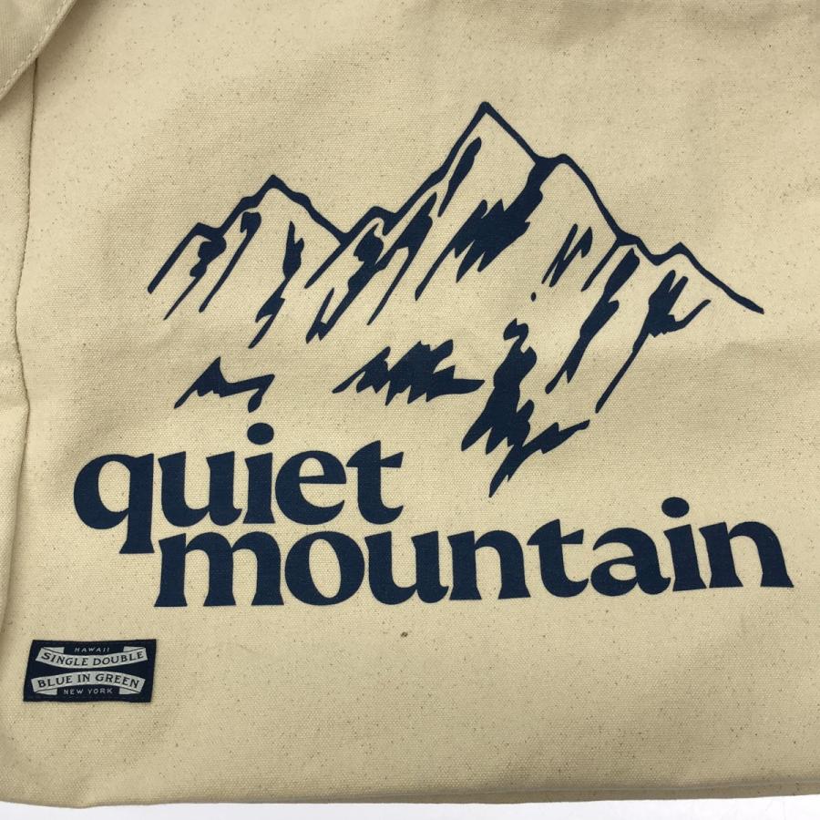 quiet mountain cafe クワイエットマウンテンカフェ ハワイ限定 トートバッグ  アイボリー - QUIET_ quiet mountain cafe クワイエットマウンテンカフェ ハワイ限定