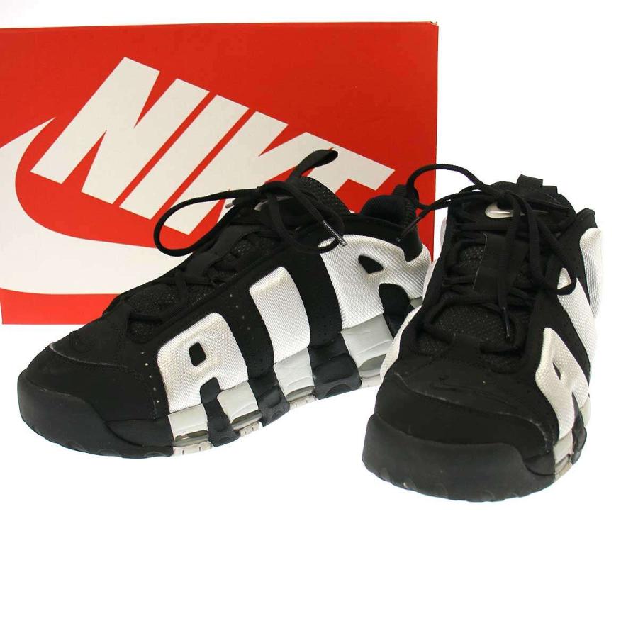 NIKE（ナイキ） AIR MORE UPTEMPO LOW BLACK/PHOTON DUST スニーカー 