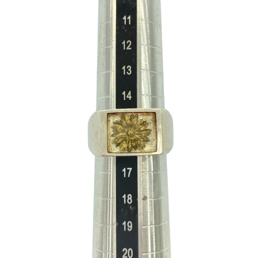 XOLO XOLO JEWELRY ショロジュエリー Signet Ring with Gray &Gold