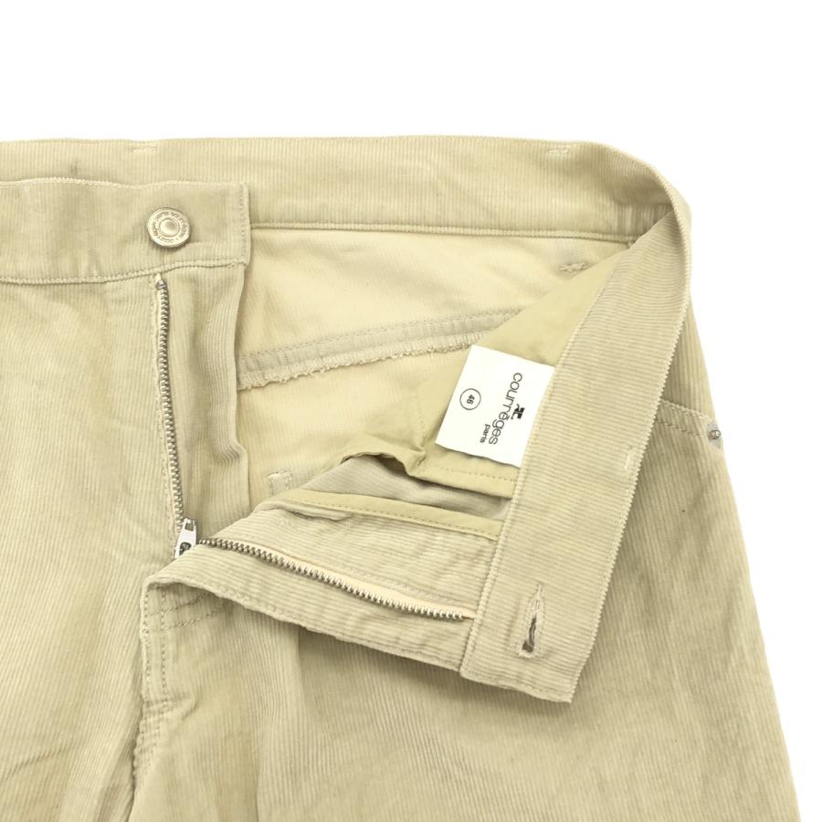 COURREGES PARIS クレージュ CORDUROY BOOTCUT PANTS コーデュロイブーツカットパンツ 123CPA067DE00181021 ベージュ 46 courreges（クレージュ） COURREGES PARIS CORDUROY BOOTCUT PANTS