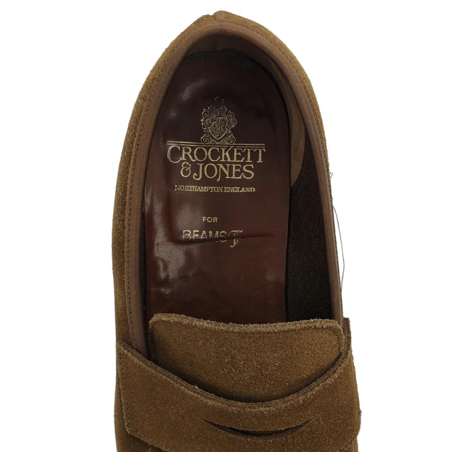 CROCKETT&JONES クロケット＆ジョーンズ BEAMS F別注 CAMDEN スエードレザー ローファーシューズ ブラウン 9E IT7E710S37WU_4