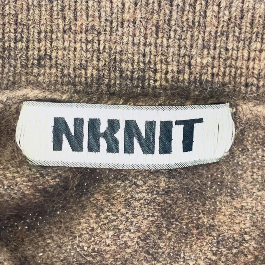 NKNIT ンニット 24AW raccoon mix skipper KNIT ラクーンミックス