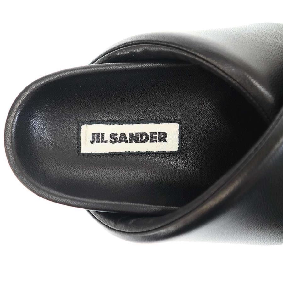 JIL SANDER（ジルサンダー） パテッドクロスレザーサンダル J32WP0001