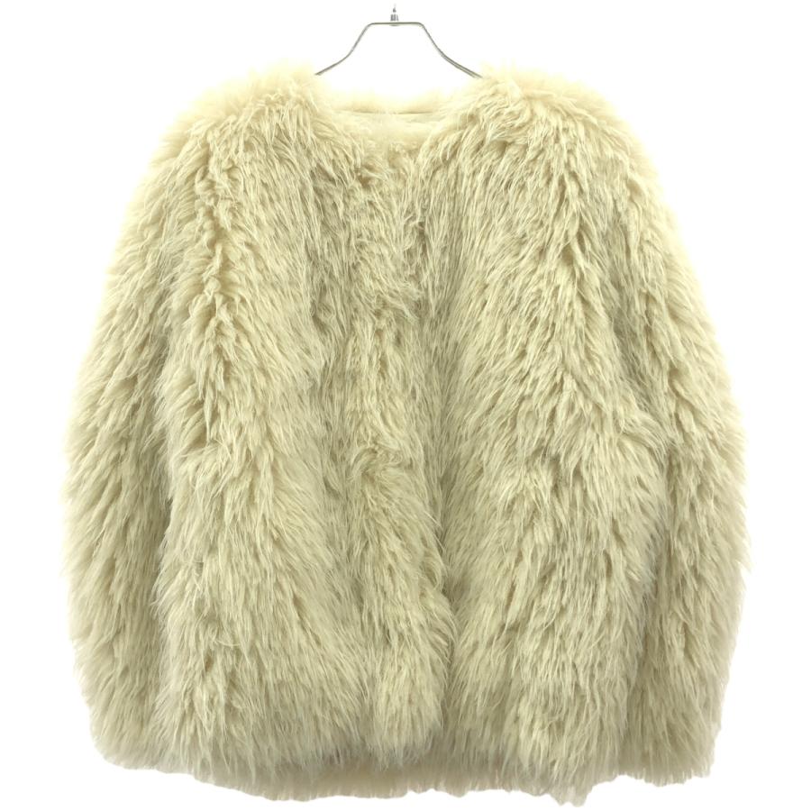 CLANE VOLUME ECO FUR COAT アイボリー CLANE VOLUME ECO FUR COAT