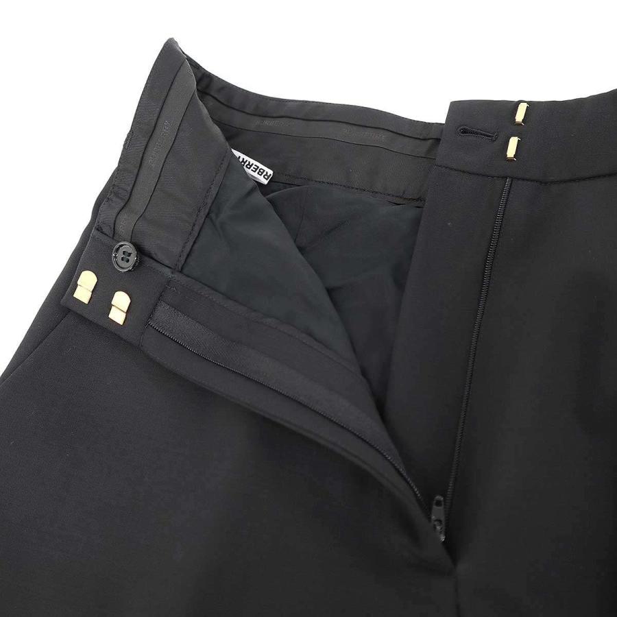 BURBERRY バーバリー ワイドスラックスパンツ 8037325 ブラック UK6 IT7JMY65QC6K_3