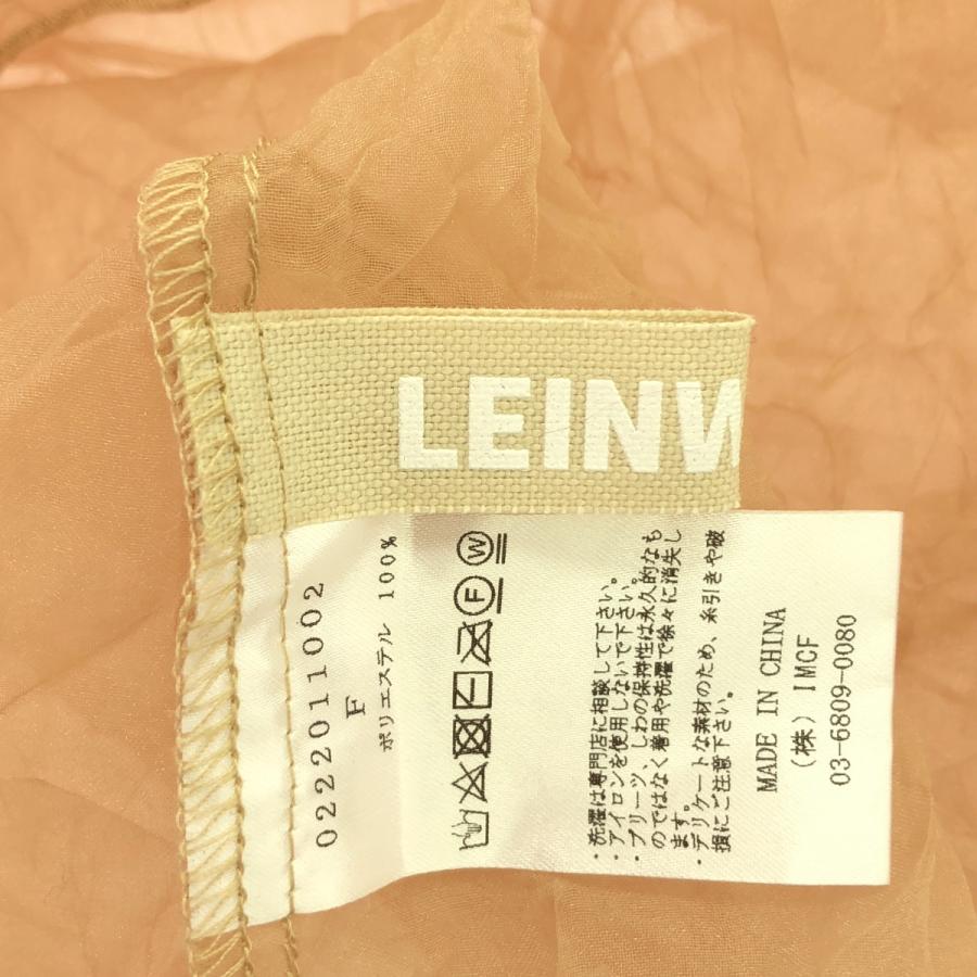 leinwande（ラインヴァンド） RECYCLE ORGANDY PLEATS DRESS