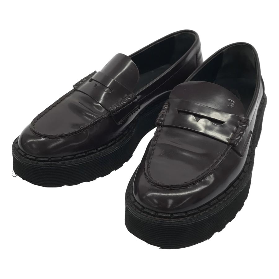 TOD'S（トッズ） TOD'S パテント プラットフォームローファーシューズ