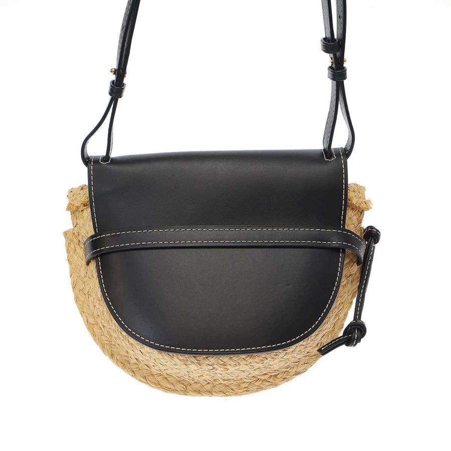 LOEWE（ロエベ） ゲート ラフィア ショルダーバッグ ナチュラル 