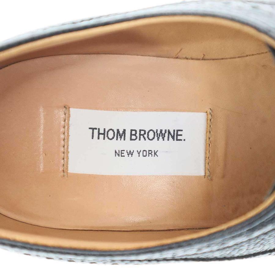 THOM BROWNE トム ブラウン 14AW ウィングチップレザーシューズ THOM BROWNE トム ブラウン 14AW ウィングチップレザーシューズ