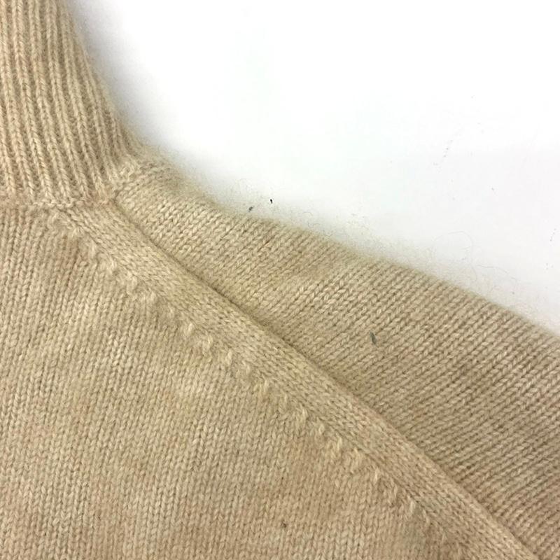 AURALEE 18AW ベビーカシミヤニットベージュタートルネック