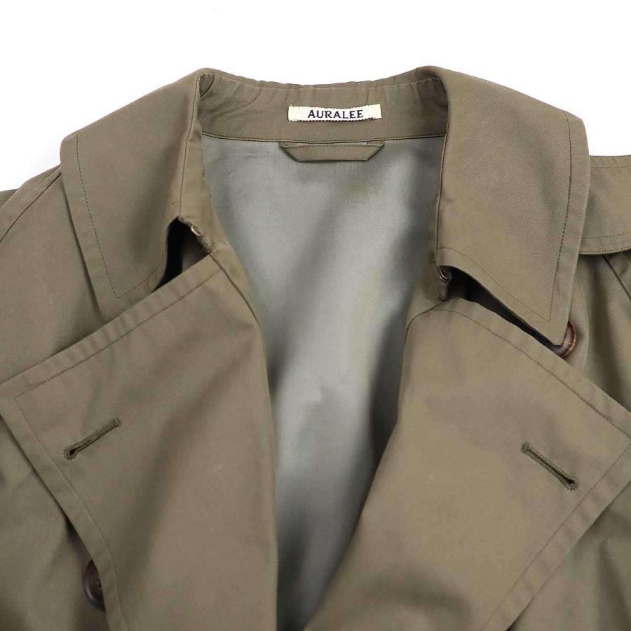 AURALEE（オーラリー） 19AW FINX CHAMBRAY BIG TRENCH COAT ビッグ