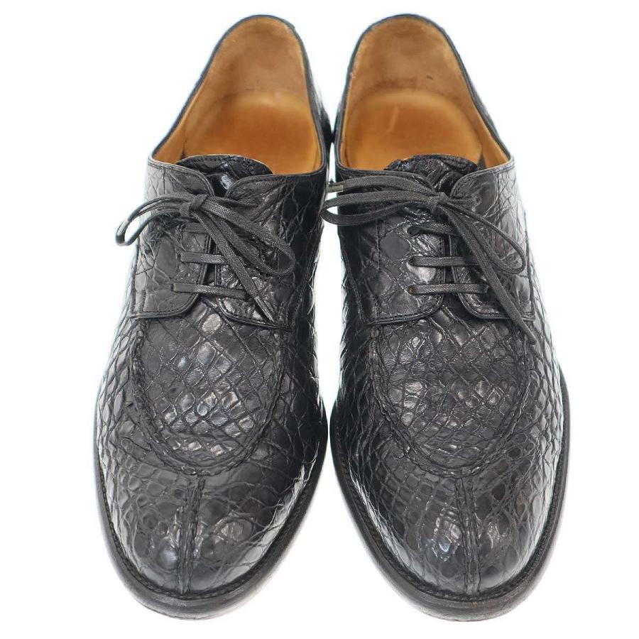 イタリア製　クロコダイル　Ｕチップ　7.5 Le Yucca's レ ユッカス Crocodile U-Tip クロコダイルレザーUチップ