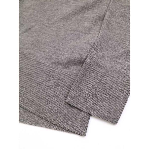 DEUXIEME CLASSE - 新品■SKINSTRETCH V プルオーバー■グレー■ドゥーズィエムクラス DEUXIEME CLASSE - 新品□SKINSTRETCH V プルオーバー□グレー