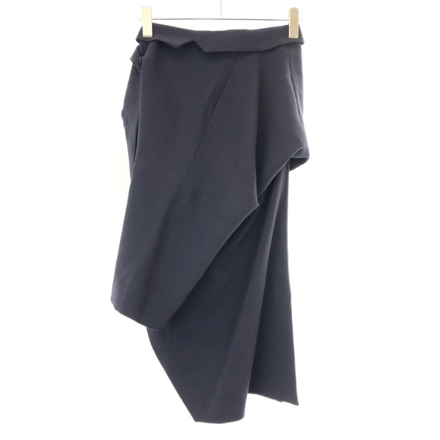 ENFOLD エンフォルド 19AW Asymmetry Wrap Skirt アシンメトリーラップ 