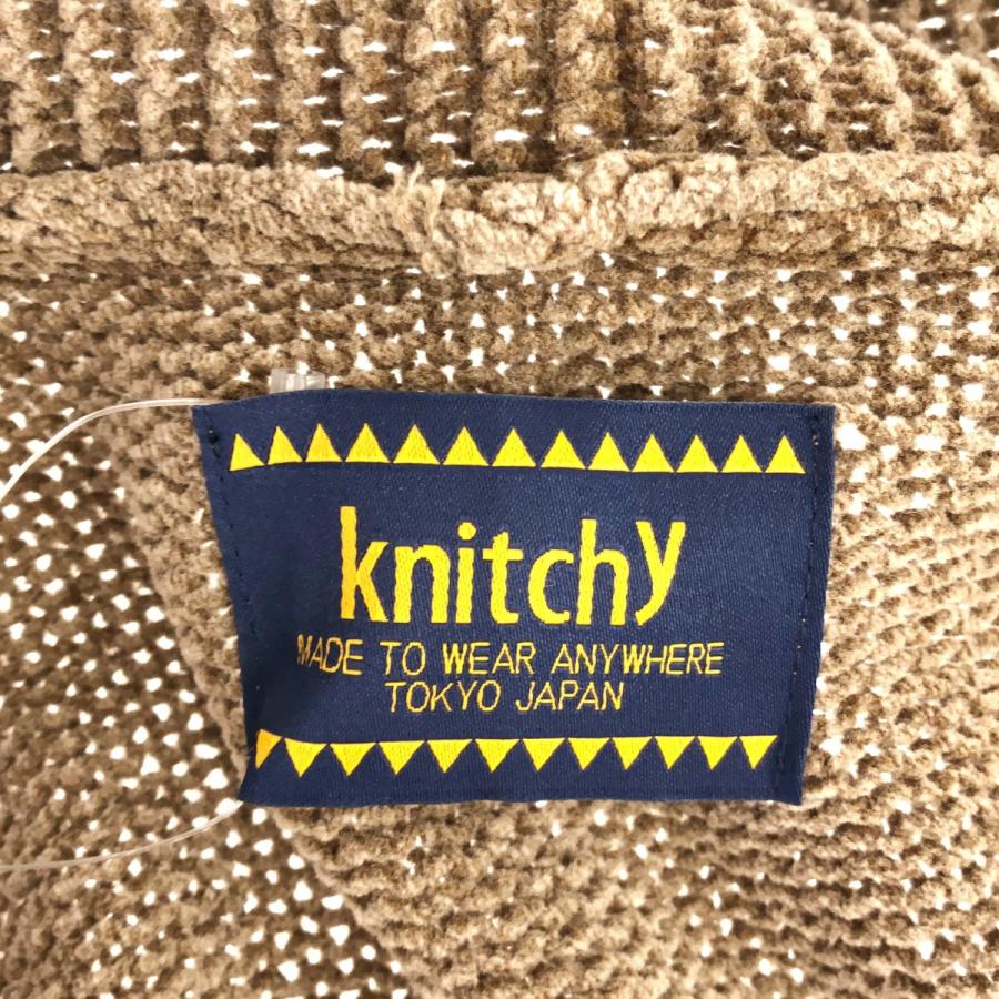 knitchy ニッチー ガウンカーディガン KN153-036 ブラウン S 
