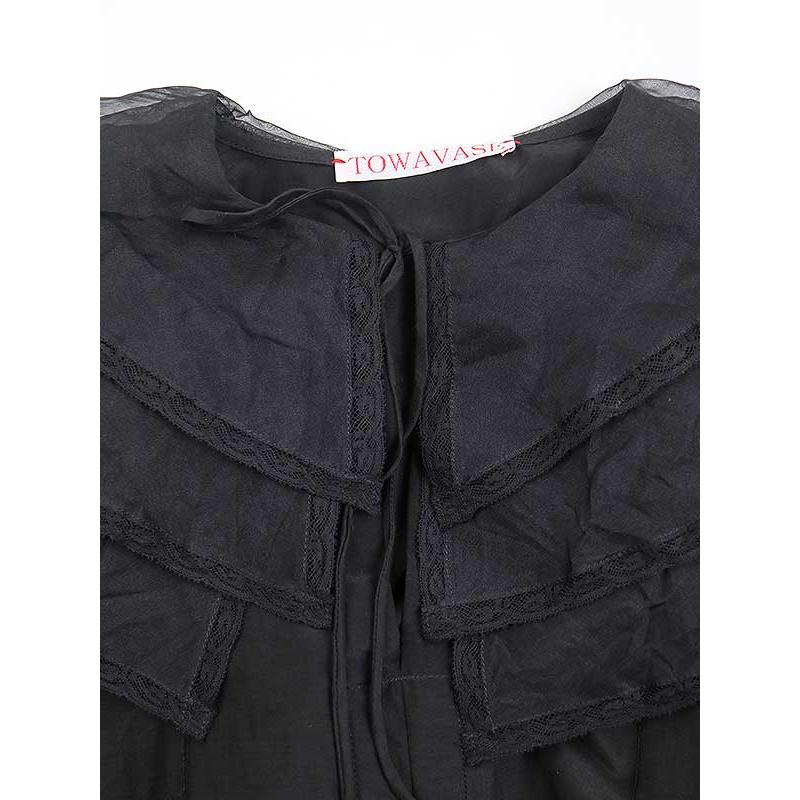 TOWAVASE トワヴァーズ 23SS Leavers Blouse レースブラウス TOWAVASE トワヴァーズ 23SS Leavers Blouse レースブラウス