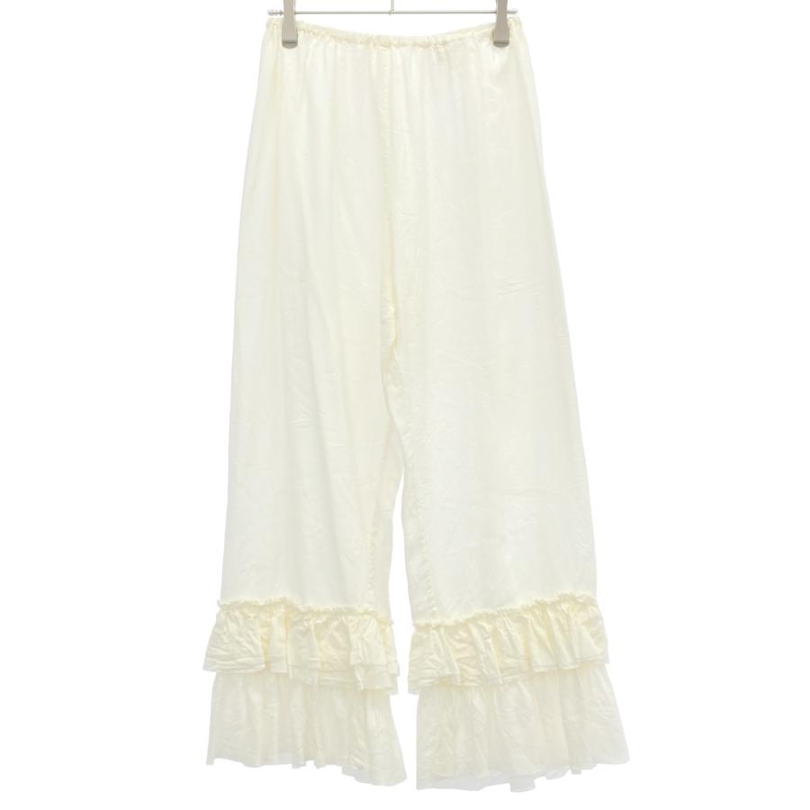 未使用タグ＊ HOUSE OF LOTUS シルク コットン フリル パンツ　M HOUSE OF LOTUS（ハウス オブ ロータス） シルクフリルパンツ 10141-95