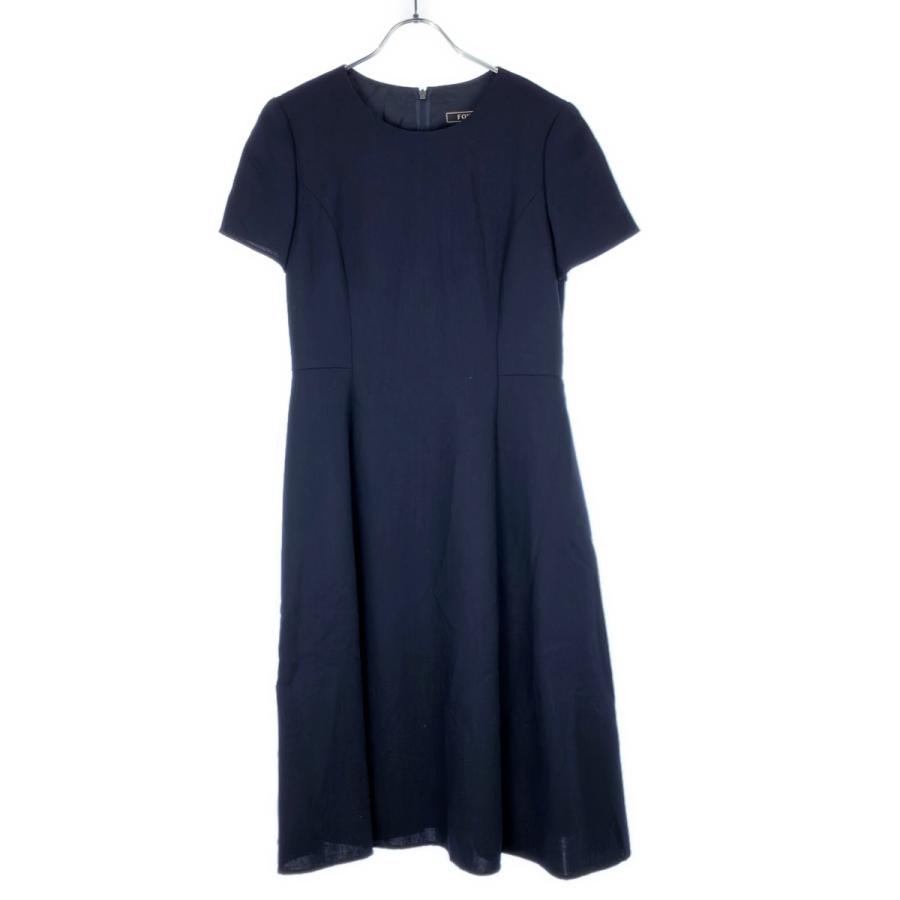 FOXEY ネイビー ワンピース 42416 サイズ38 FOXEY - FOXEY(フォクシー) ワンピース サイズ38 M レディース美