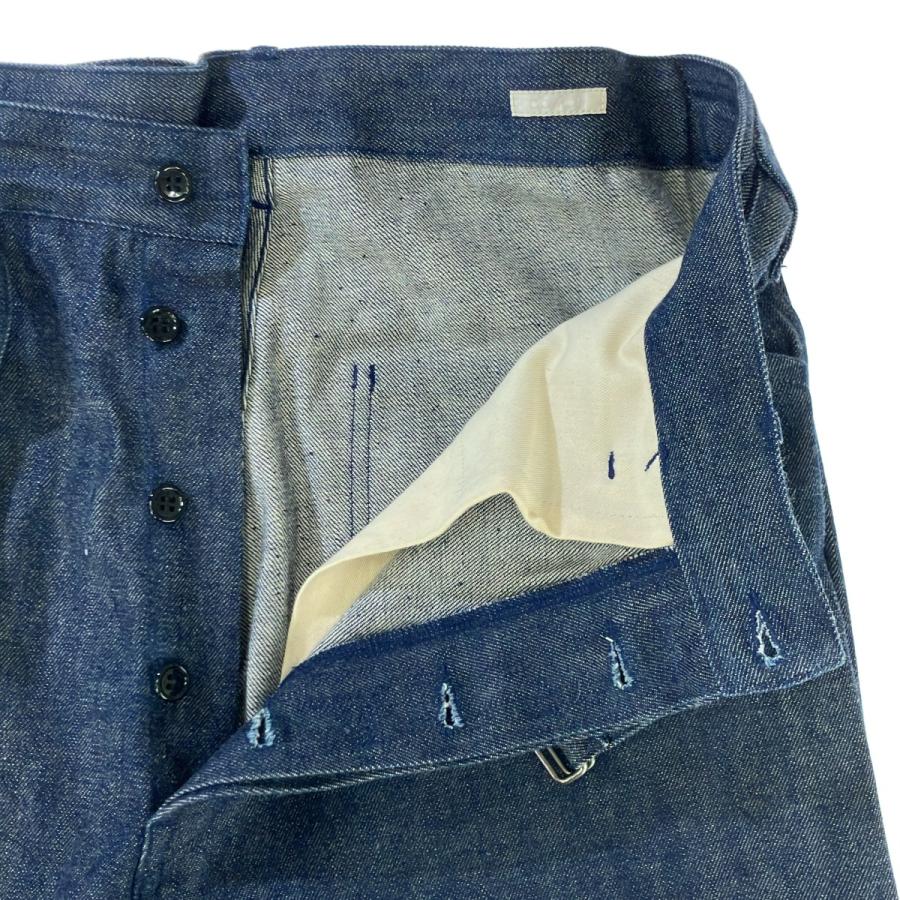 【未使用】COMOLI コモリ ベルテッドデニムパンツ インディゴ メンズ 2 COMOLI コモリ 17AW デニム ベルテッドパンツ L03-03005