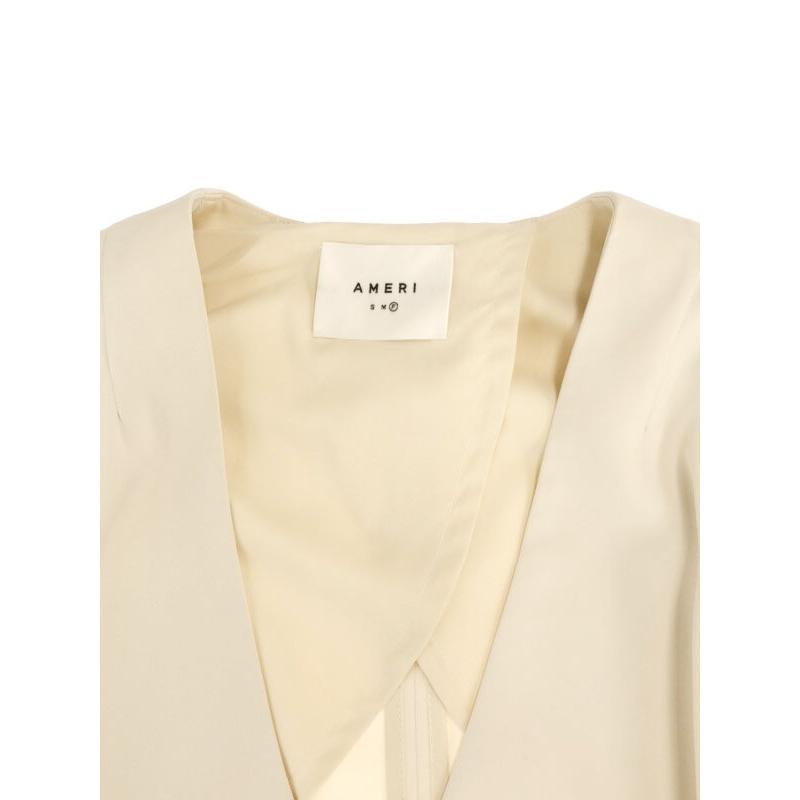 Ameri VINTAGE アメリ ヴィンテージ TWILL COLLARLESS JACKET Ameri VINTAGE アメリ ヴィンテージ TWILL COLLARLESS JACKET